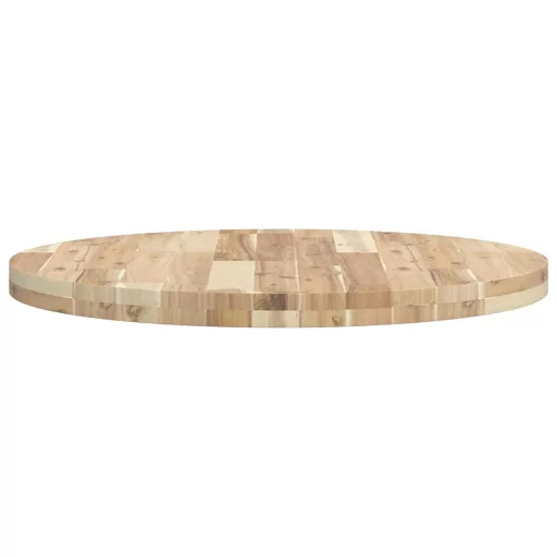 Kerek tömör akácfa asztallap Ø70 x 4 cm