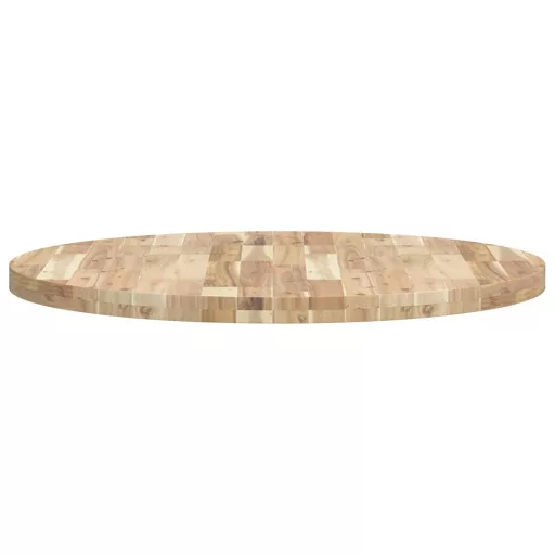 Kerek tömör akácfa asztallap Ø90 x 4 cm