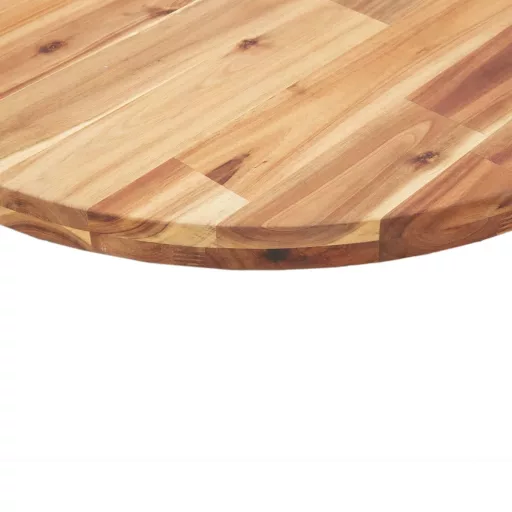 Kerek tömör akácfa asztallap Ø60 x 2 cm