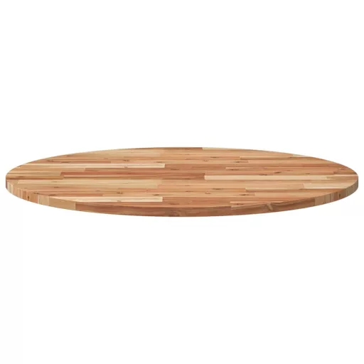 Kerek tömör akácfa asztallap Ø80 x 2 cm