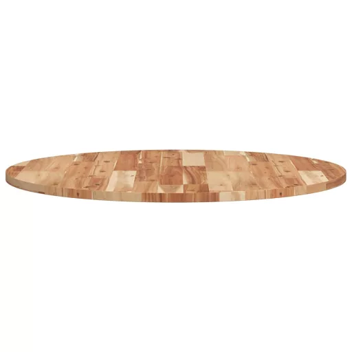 Kerek tömör akácfa asztallap Ø80 x 2 cm