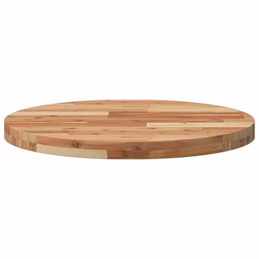 Kerek tömör akácfa asztallap Ø60 x 4 cm
