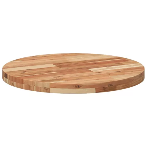 Kerek tömör akácfa asztallap Ø60 x 4 cm