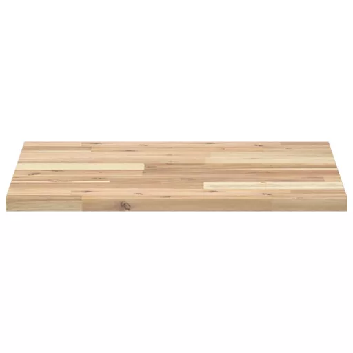 Négyzet alakú tömör akácfa asztallap 50 x 50 x 2 cm