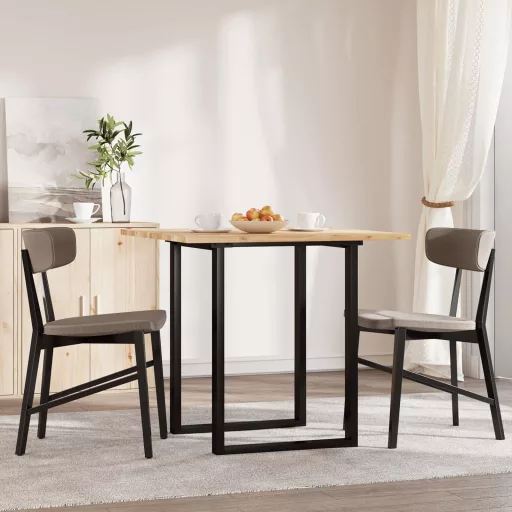 Négyzet alakú tömör akácfa asztallap 80 x 80 x 2 cm