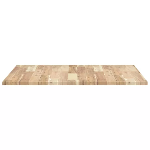 Négyzet alakú tömör akácfa asztallap 80 x 80 x 2 cm