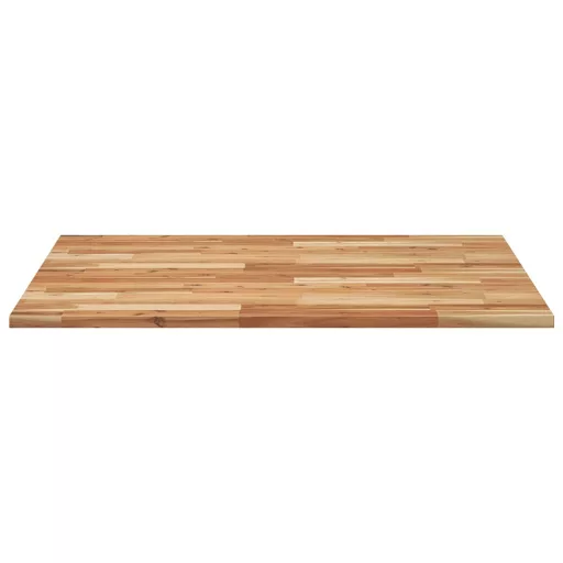 Négyzet alakú tömör akácfa asztallap 90 x 90 x 2 cm
