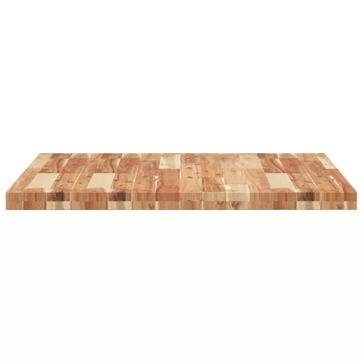 Négyzet alakú tömör akácfa asztallap 80 x 80 x 4 cm