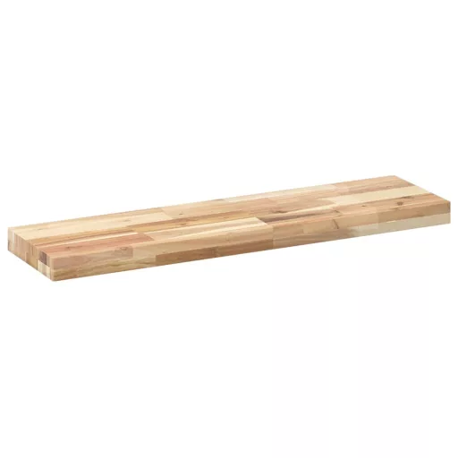 Tömör akácfa téglalap alakú asztallap 100 x 20 x 4 cm