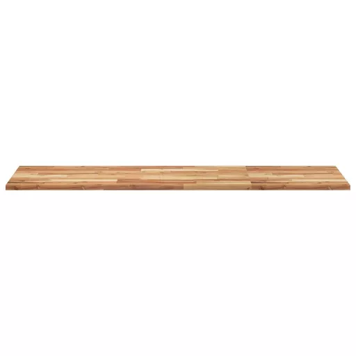 Négyszög alakú tömör akácfa asztallap 120 x 50 x 2 cm