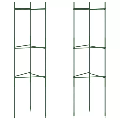 2 db acél és PP paradicsom ketrec 116 cm
