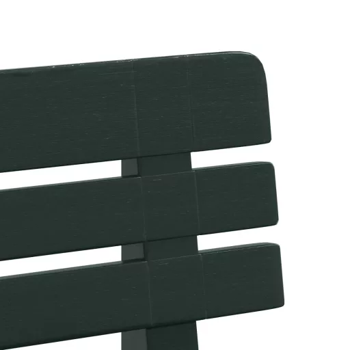 Zöld polipropilén kerti pad 110 x 52 x 71 cm