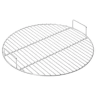  Kerek 304 rozsdamentes acél BBQ grillrács fogantyúval Ø44,5 cm