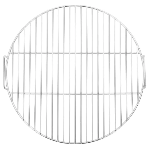 Kerek 304 rozsdamentes acél BBQ grillrács fogantyúval Ø44,5 cm
