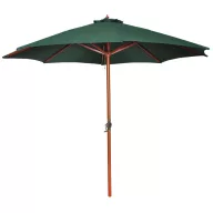 Zöld napernyő 258 cm