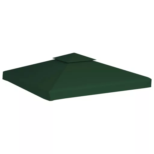 Zöld csere pavilon ponyvatető 310 g/m² 3 x 3 m