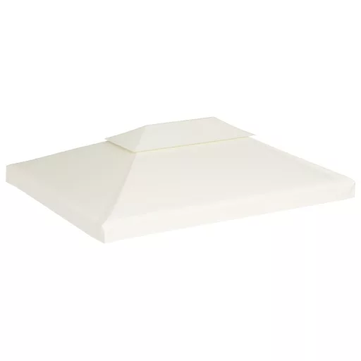 Krémfehér csere pavilon ponyvatető 310 g / m² 3 x 4 m