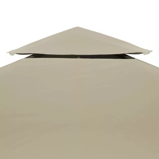 Bézs csere pavilon ponyvatető 310 g / m² 3 x 4 m