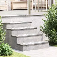   Lépcsőfok Négyszögletes 10 pcs Ezüst 60 x 18 x 2,5 cm Alumínium