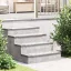 Lépcsőfok Négyszögletes 10 pcs Ezüst 60 x 18 x 2,5 cm Alumínium
