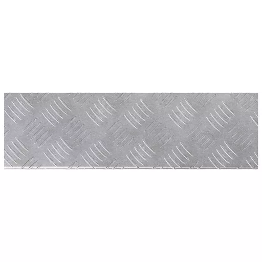 Lépcsőfok Négyszögletes 10 pcs Ezüst 60 x 18 x 2,5 cm Alumínium