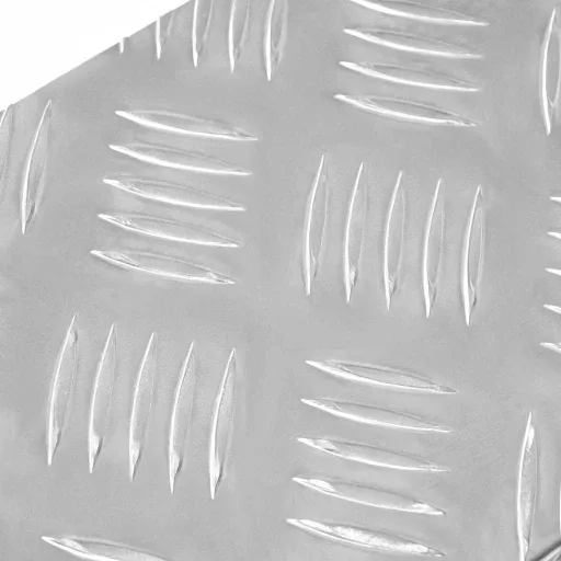 Lépcsőfok Négyszögletes 10 pcs Ezüst 60 x 18 x 2,5 cm Alumínium