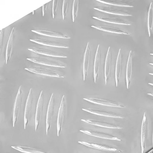 Lépcsőfok Négyszögletes 15 pcs Ezüst 60 x 18 x 2,5 cm Alumínium