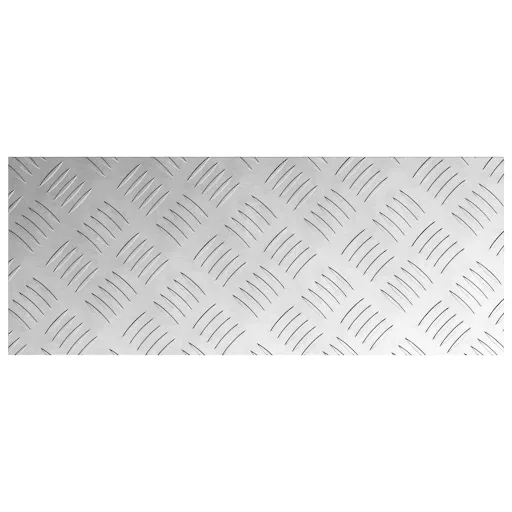 Lépcsőfok Négyszögletes 2 pcs Ezüst 50 x 20 cm Alumínium