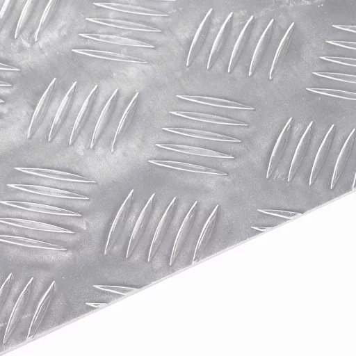 Lépcsőfok Négyszögletes 2 pcs Ezüst 50 x 20 cm Alumínium