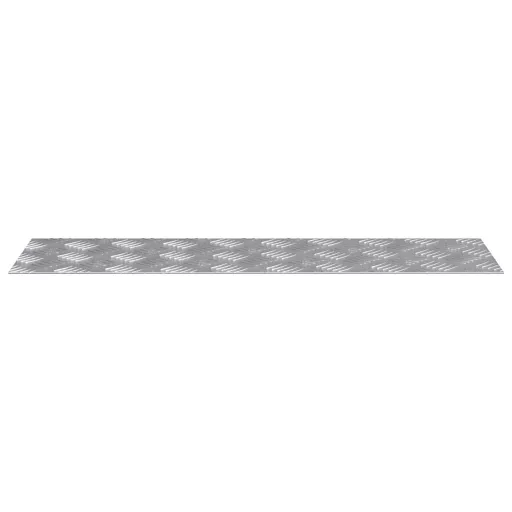 Lépcsőfok Négyszögletes 4 pcs Ezüst 70 x 20 cm Alumínium