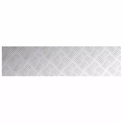 Lépcsőfok Négyszögletes 2 pcs Ezüst 80 x 20 cm Alumínium