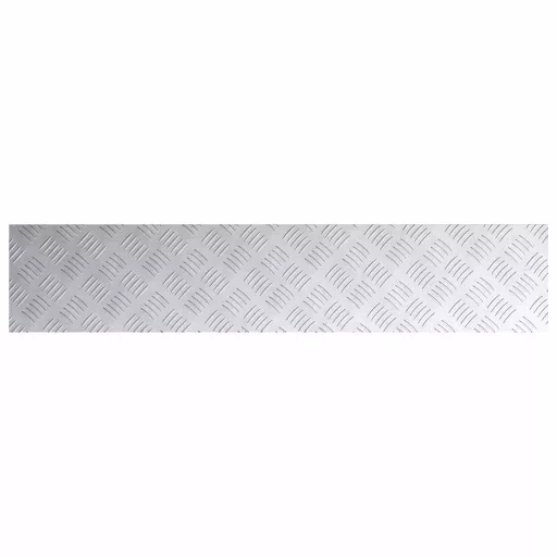 Lépcsőfok Négyszögletes 2 pcs Ezüst 100 x 20 cm Alumínium