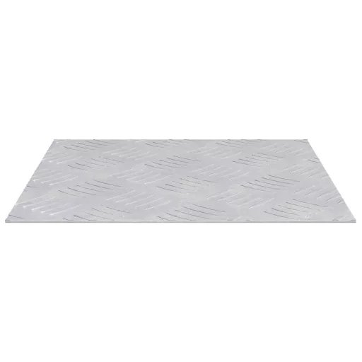 Lépcsőfok Négyzet 2 pcs Ezüst 30 x 30 cm Alumínium