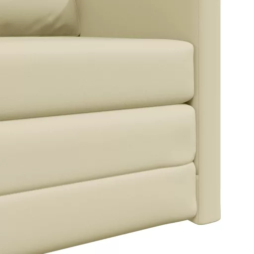 Kanapéágy 60cm Krém Mübőr