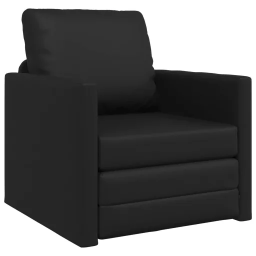 Kanapéágy 60cm Fekete Mübőr