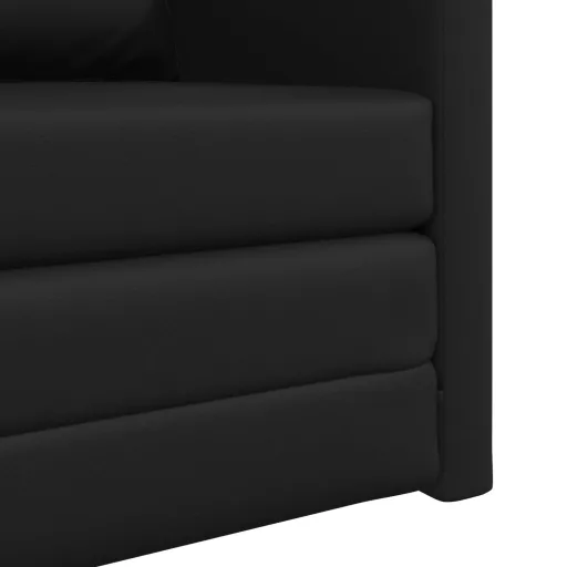 Kanapéágy 60cm Fekete Mübőr