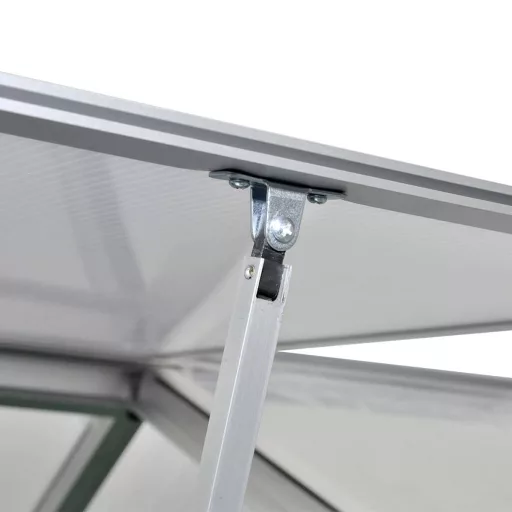 Megerősített alumínium melegház alapkerettel 7,55 m²