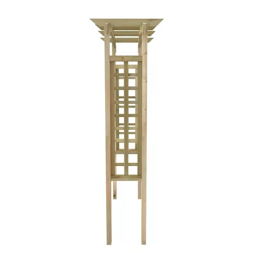 Fa rácsos boltív 150 x 60 x 210 cm