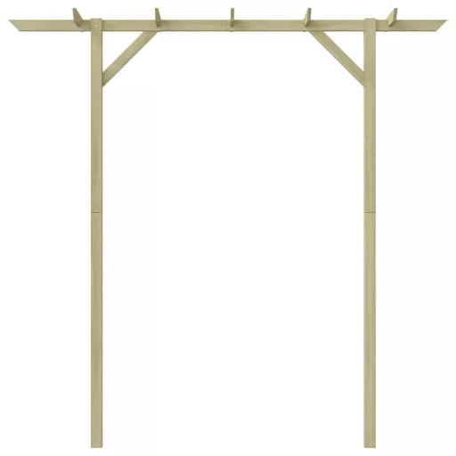 Fa kerti pergola 205 x 40 x 203 cm