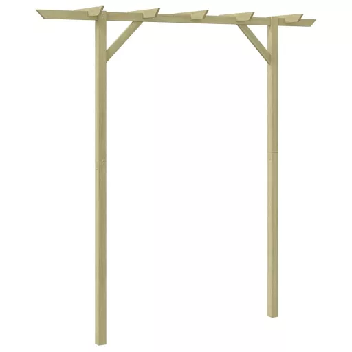 Fa kerti pergola 205 x 40 x 203 cm