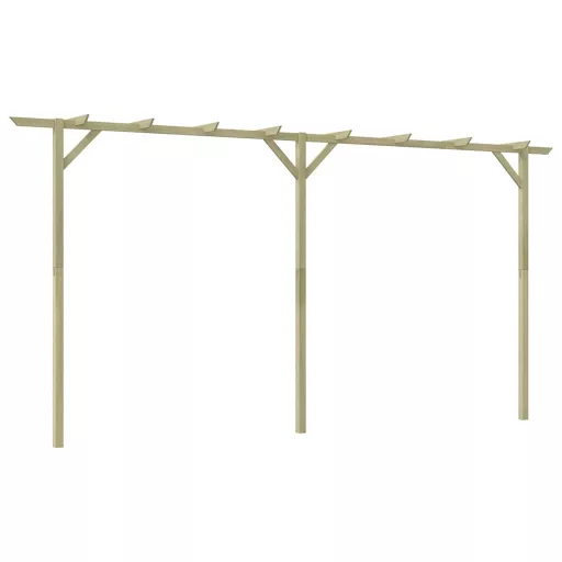 Fa kerti pergola 410 x 40 x 203 cm