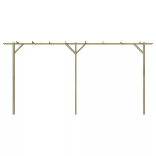Fa kerti pergola 410 x 40 x 203 cm
