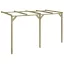 Fa fali pergola 2 x 4 x 2,2 m