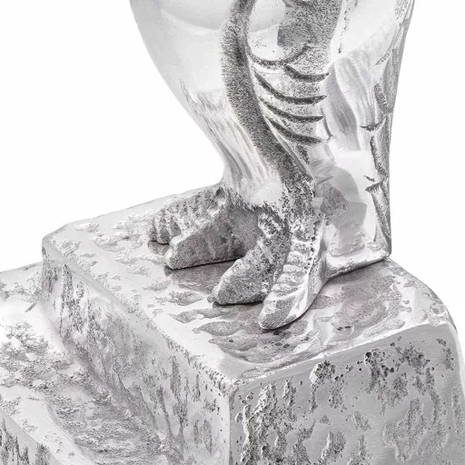 Könyvtámaszok 2 pcs Ezüst 12 x 9 x 19 cm Alumínium