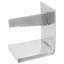 Könyvtámaszok 2 pcs Ezüst 11 x 14 x 17,5 cm Alumínium