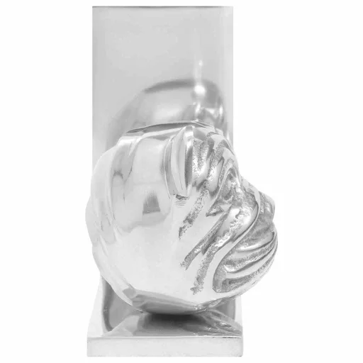 Könyvtámaszok 2 pcs Ezüst 8 x 12 x 16,5 cm Alumínium