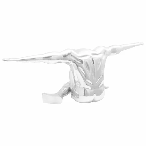 Szobor Ezüst 91,5 x 32 x 33 cm Alumínium
