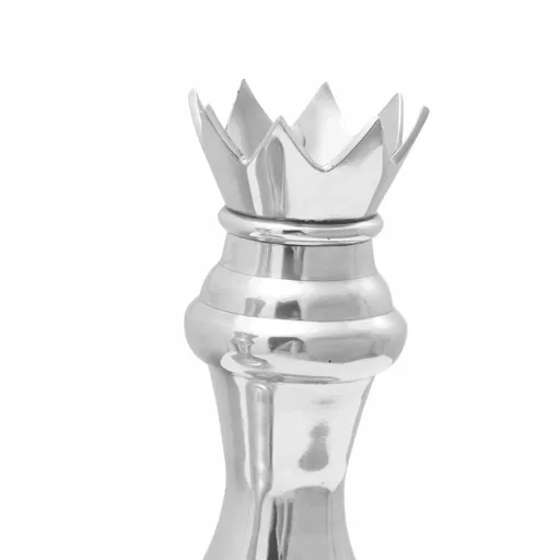 Szobrok 2 pcs Ezüst 17 x 17 x 42 cm Alumínium
