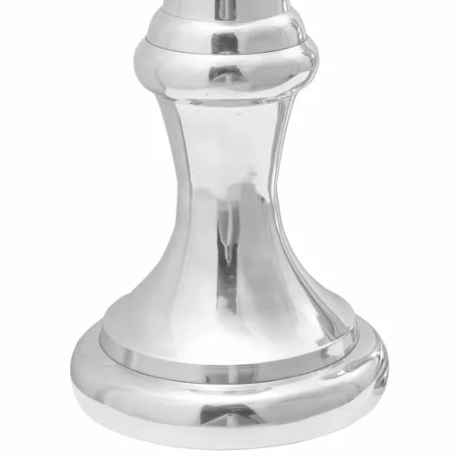 Szobrok 2 pcs Ezüst 17 x 17 x 42 cm Alumínium