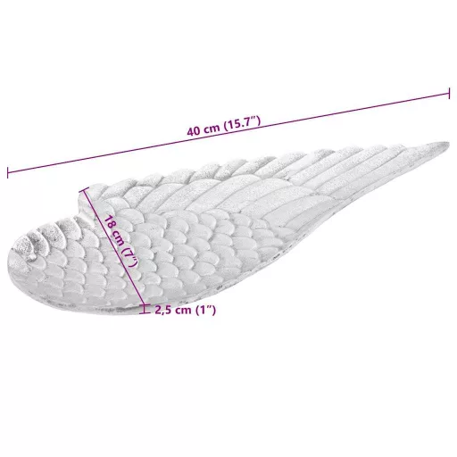 Gyümölcskosár 2 pcs Ezüst 40 x 18 x 2.5 cm Alumínium
